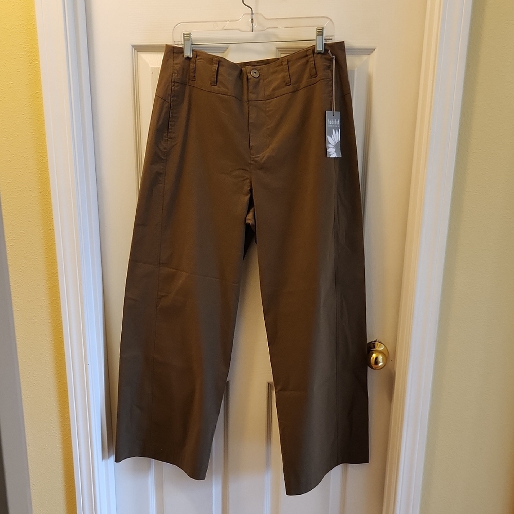 Habitat Women's Wide Leg Tan Pants